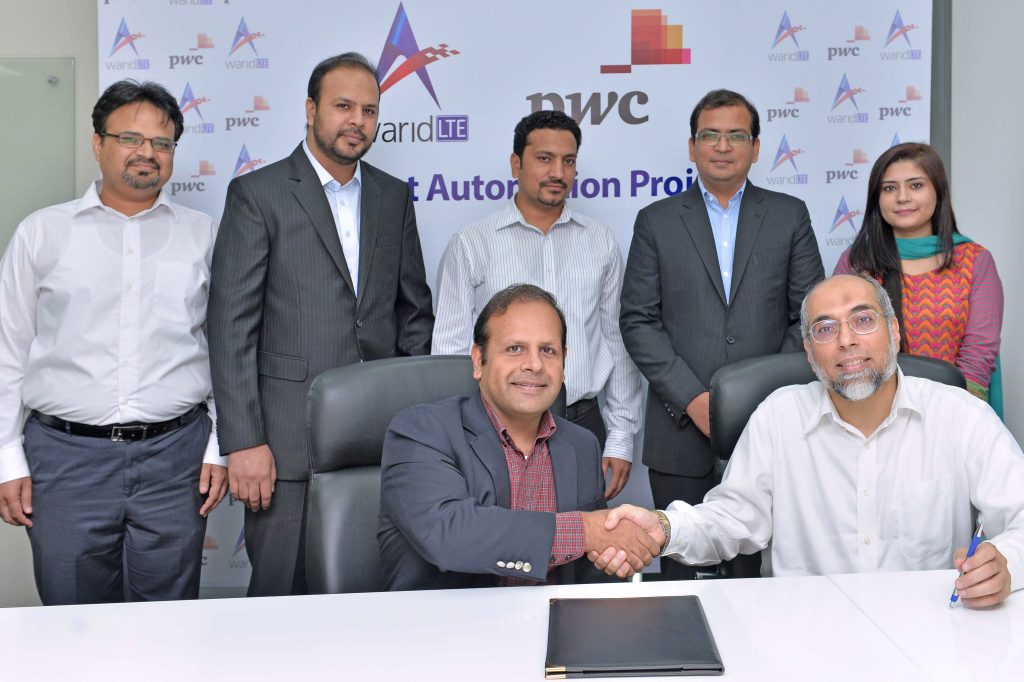 Warid, PWC signs agreement for budget control automation solution