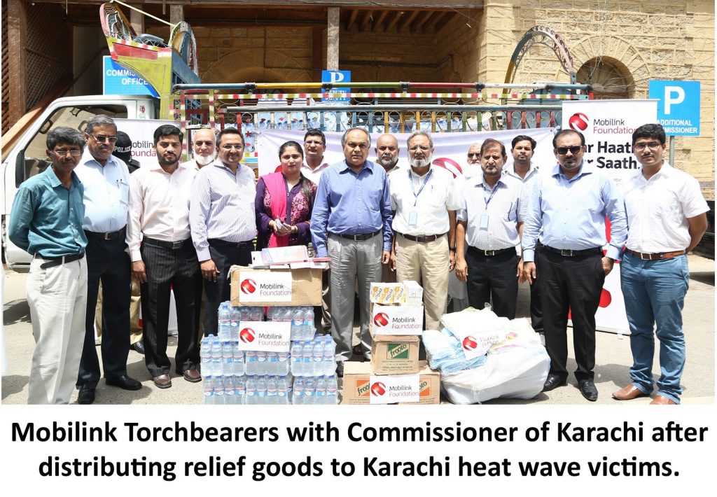 Mobilink Helps Karachi Battle the Heat