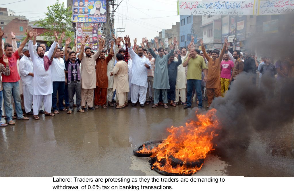 Punjab’s traders to protest against tax on bank transactions