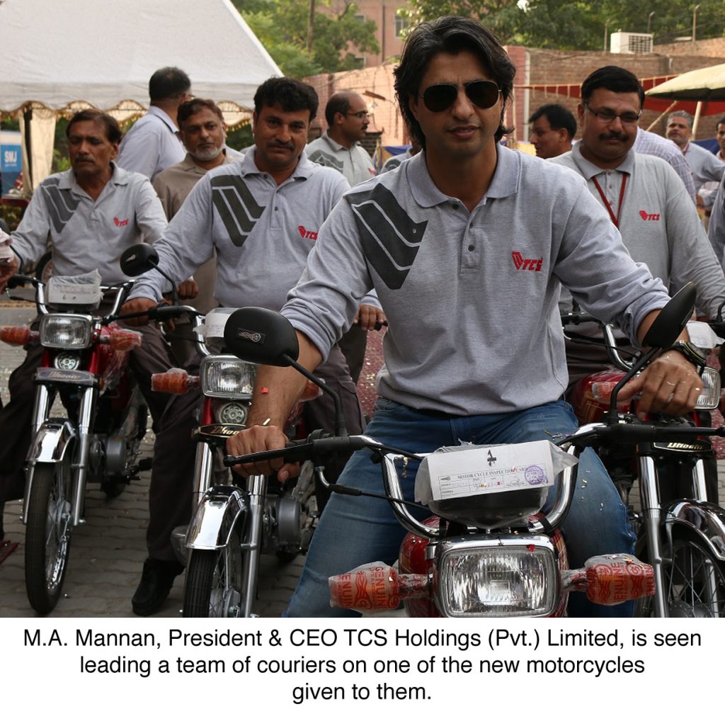 TCS distributes over 2000 free motorbikes among its couriers