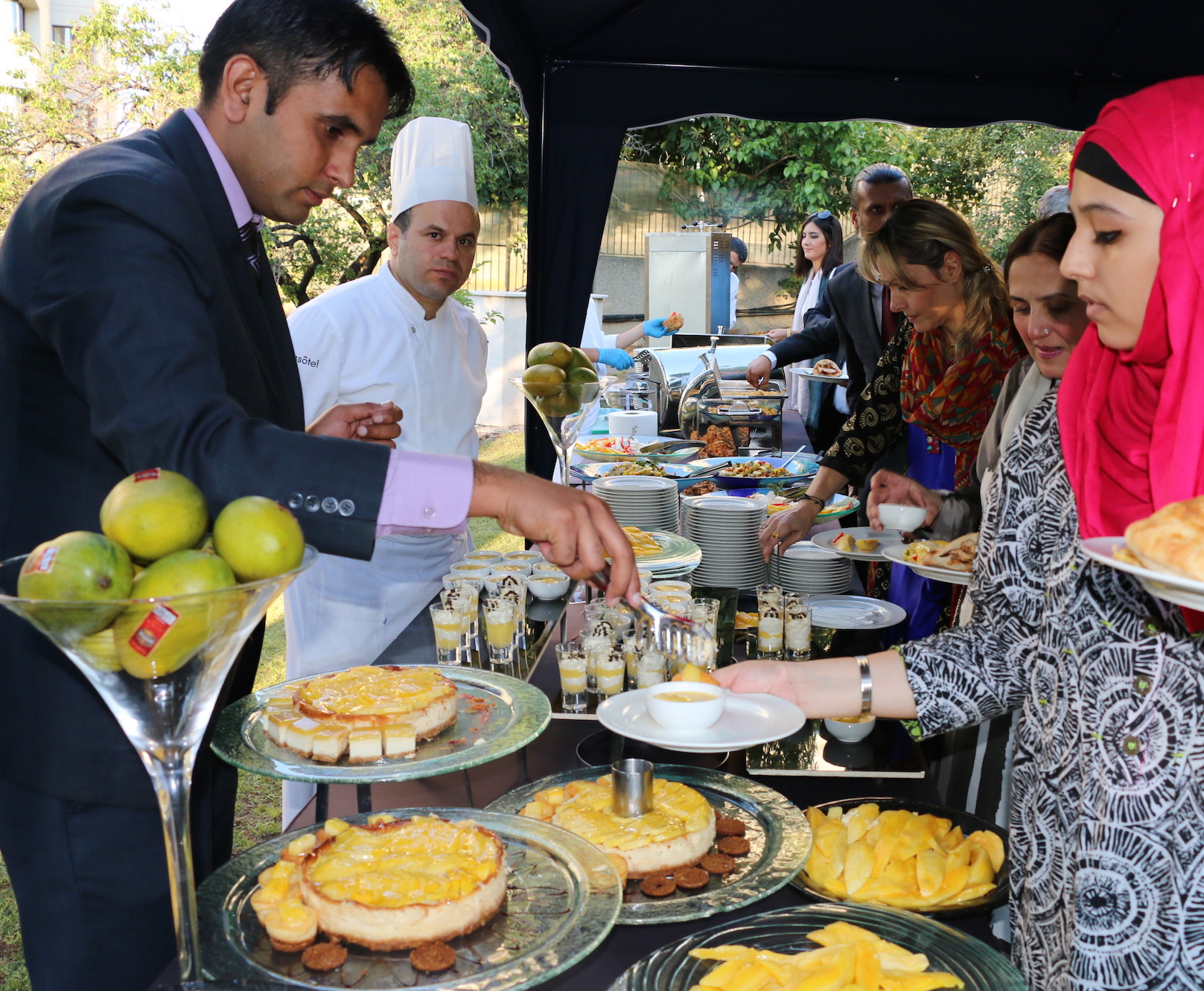 5 Guests enjoying Pakistan Mango Festival at Ankara