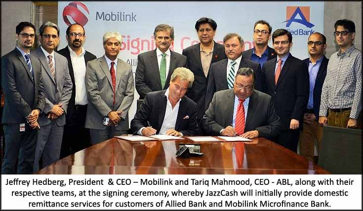 ABL and Mobilink Signing PR