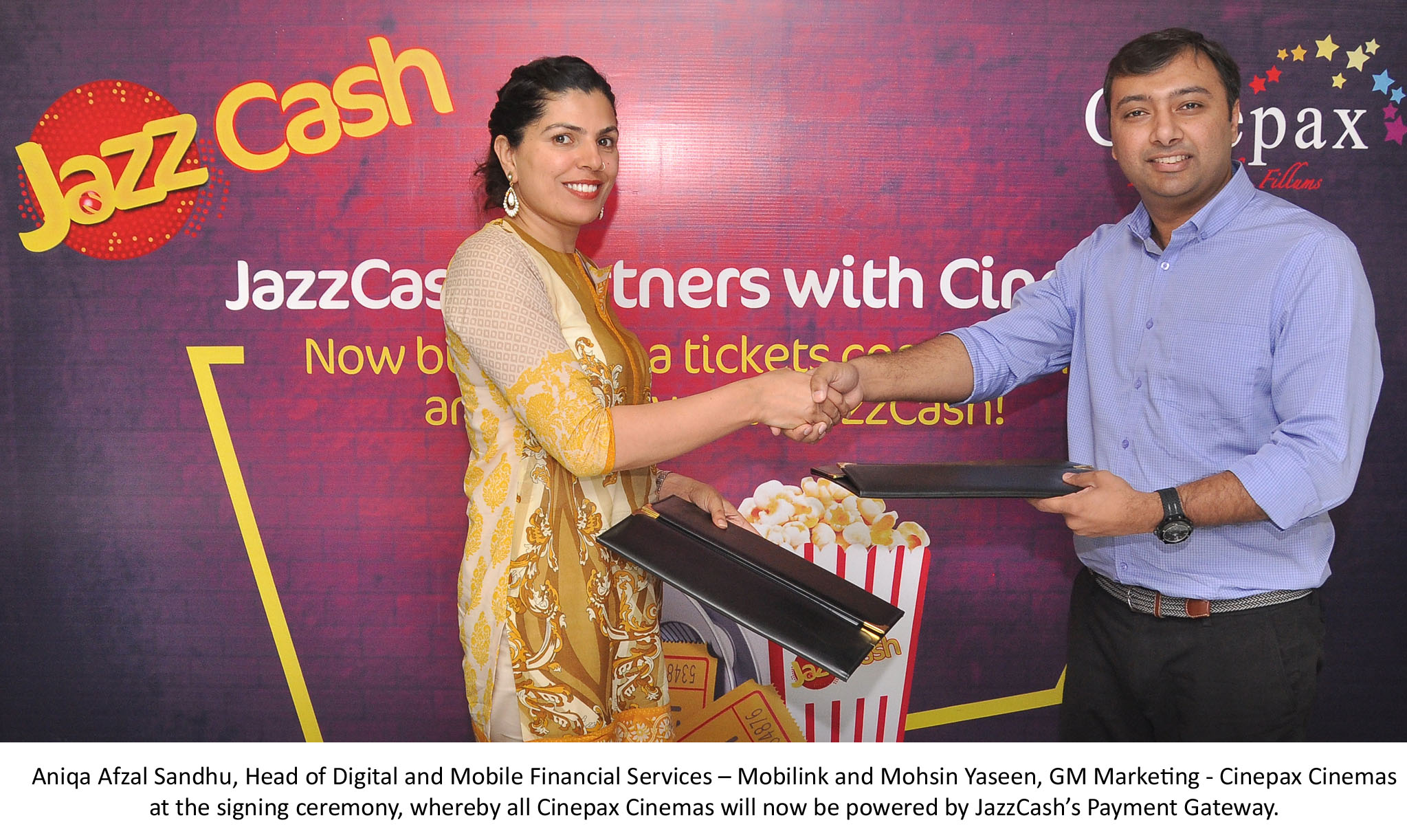 Mobilink Picture With English Caption
