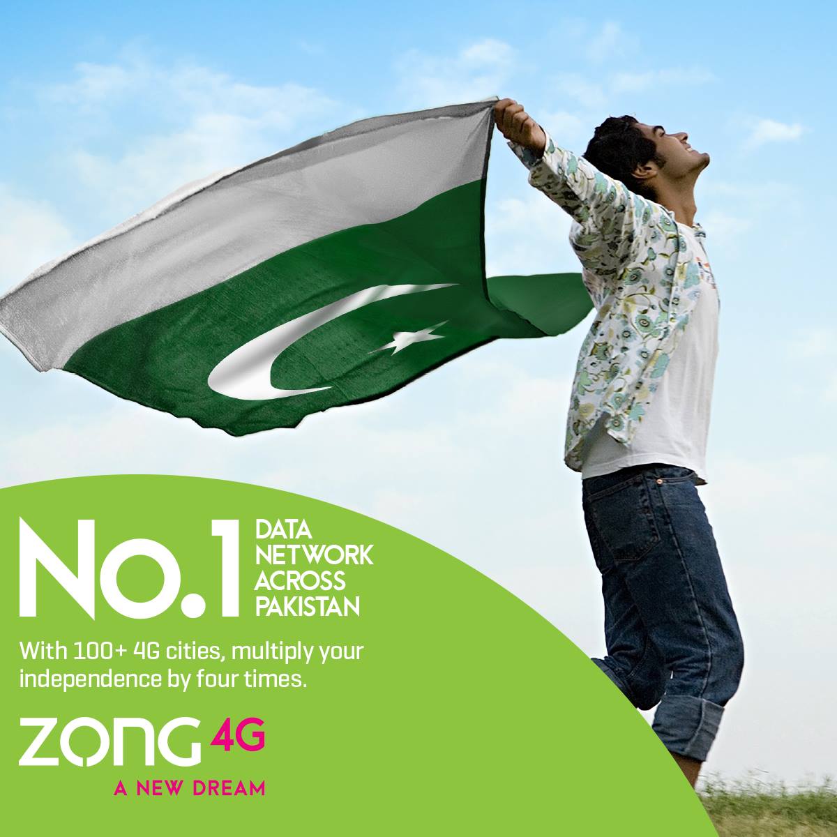 Zong 4G in 100 Cities