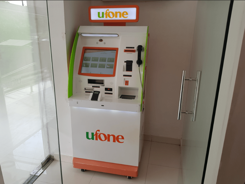 Ufone’s Self Service booths